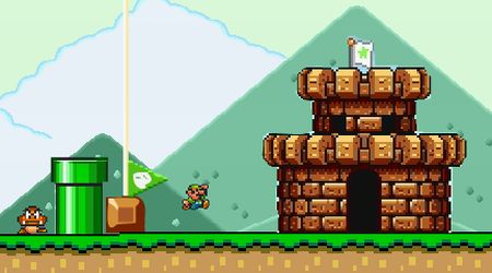Captura de pantalla - Mario Bros Super Flash