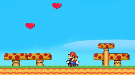 Captura de pantalla - Mario conoce a Peach