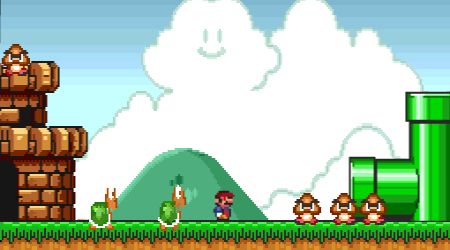 Captura de pantalla - Mario en la pista rápida