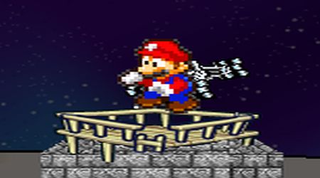 Captura de pantalla - Mario perdido en el espacio