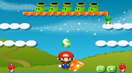 Captura de pantalla - Mario recolector de huevos
